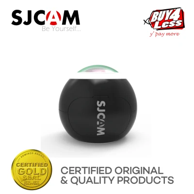 SJCAM SJ360-BCK Camera 2K Wifi Mini Panoramic Camera 2048*2048 Ultra HD 360 Degree Panorama Sport VR Camera (BLACK)