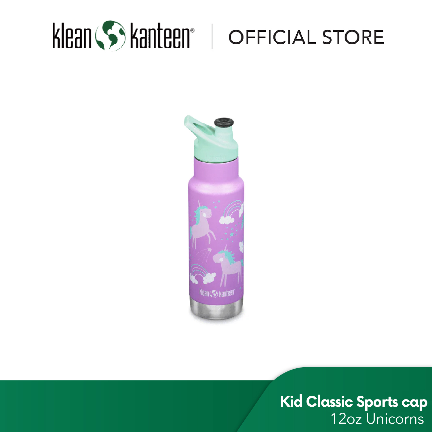 Klean Kanteen Kid Classic Insulated Stainless Steel Tumbler with Kid