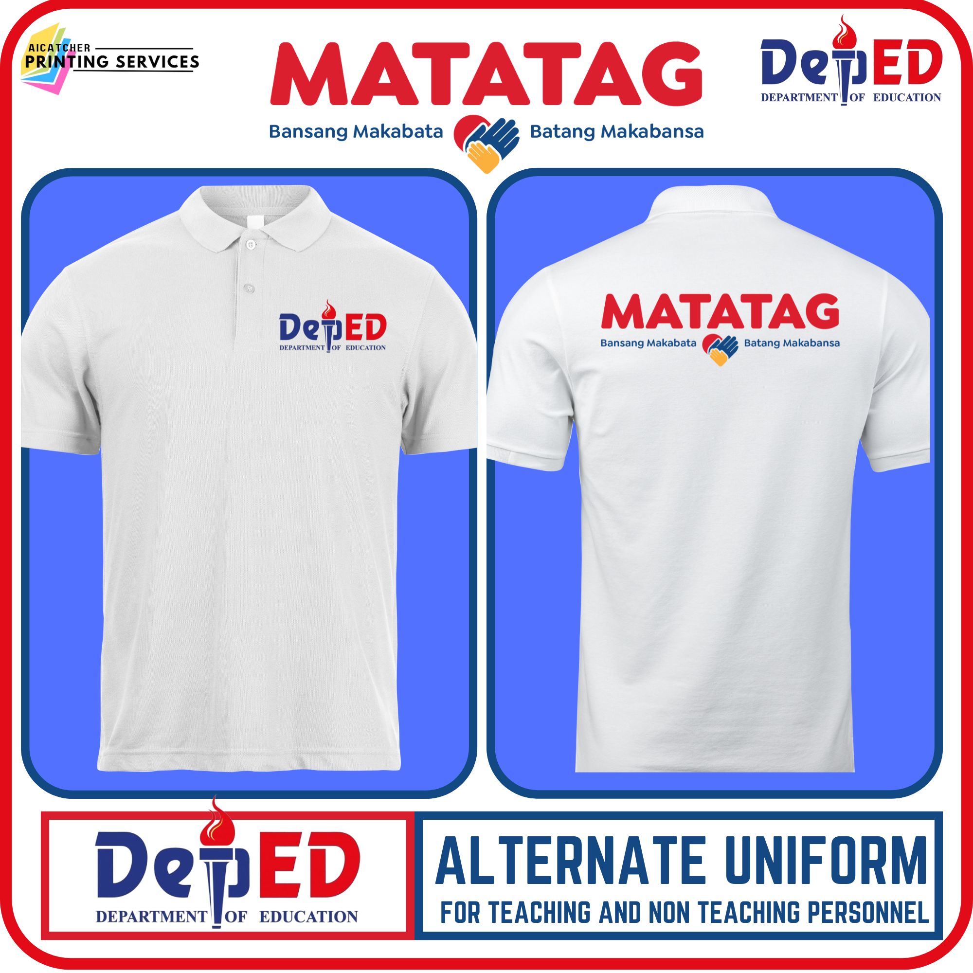 DepEd MATATAG ALTERNATE UNIFORM FOR TEACHING AND NON TEACHING PERSONNEL ...