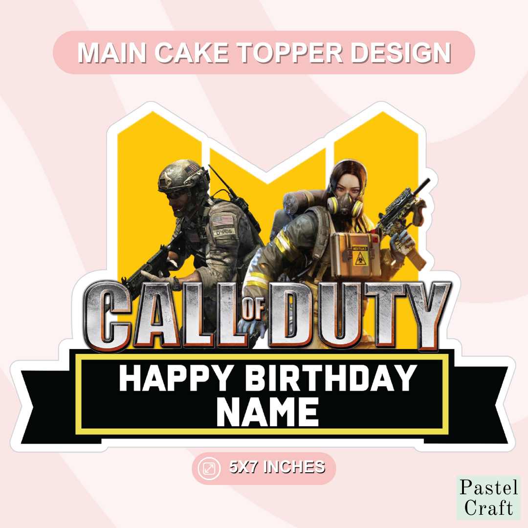 Call Of Duty Happy Birthday Call Of Duty Cake #1