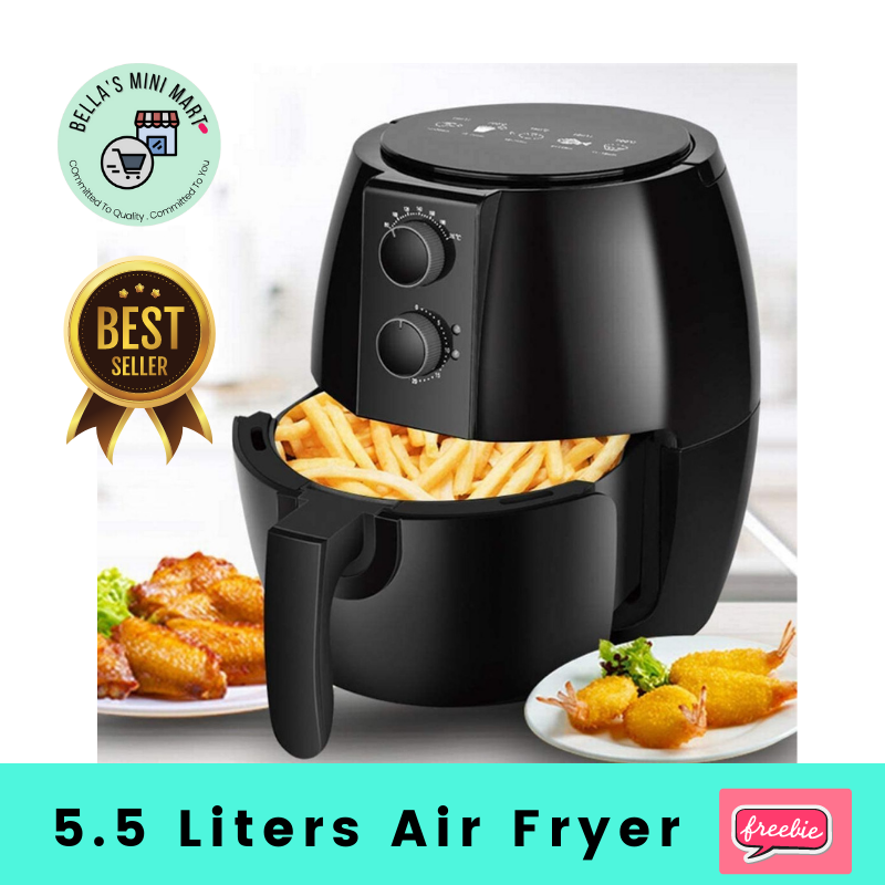 BELLA'S MINI MART 5.5 Liters Air Fryer Healthier Alternative / ir Fryer