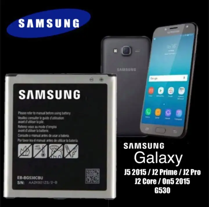 Samsung Galaxy J5 15 J2 Core J2 Pro Battery Eb Bg530cbu Original Battery Mobile Lazada Ph