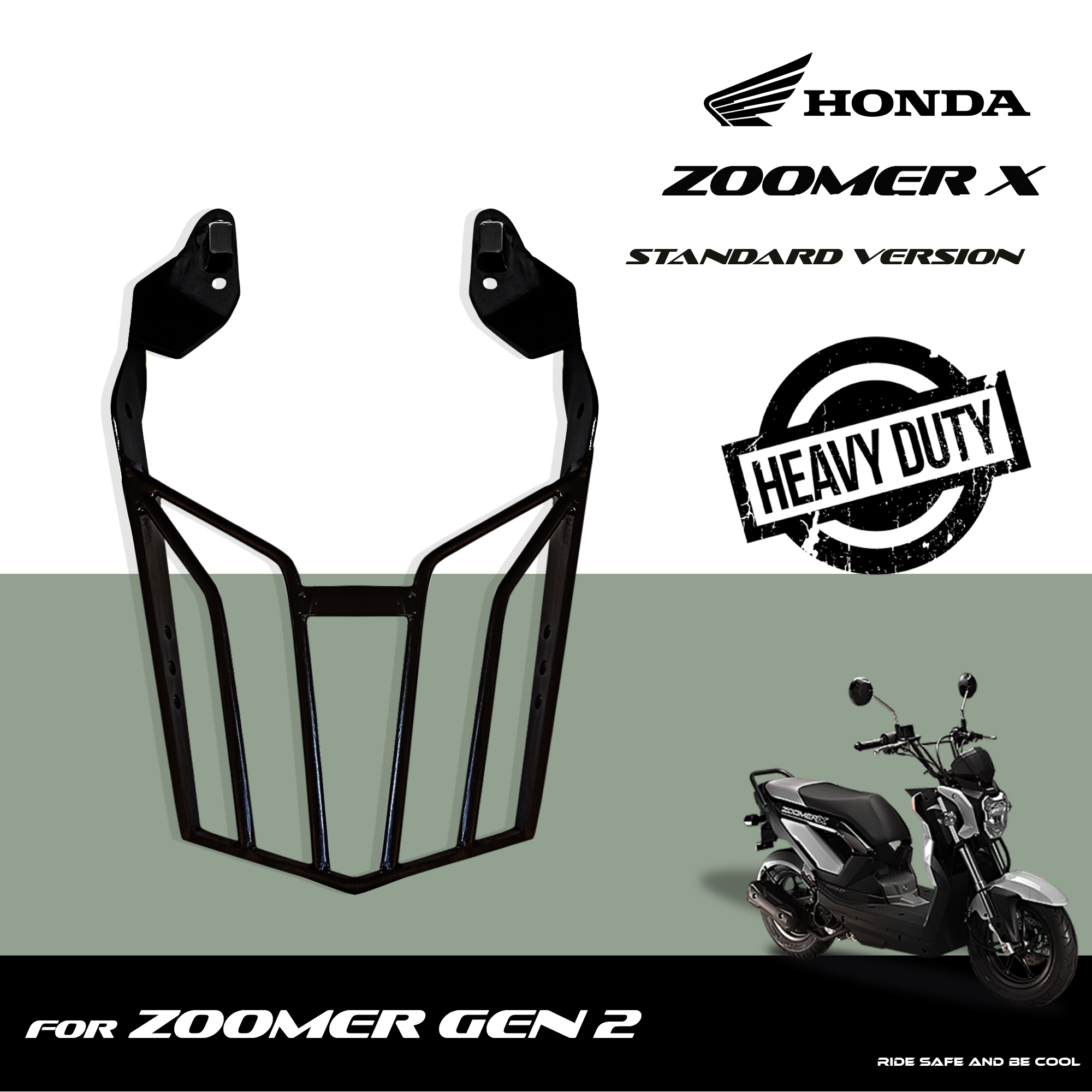 Top Box Bracket for Honda Zoomer X Gen 2 / Monorack Bracket for