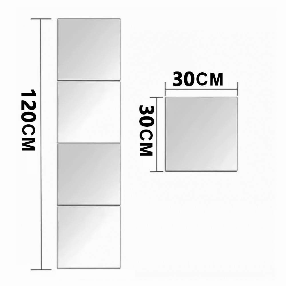 Acrylic Stitching Mirror HD fulllength mirror wallmounted self