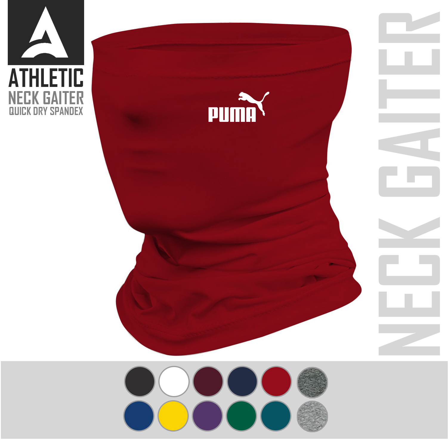 Athletic Neck Gaiter Quick Dry Spandex (004) Lazada PH