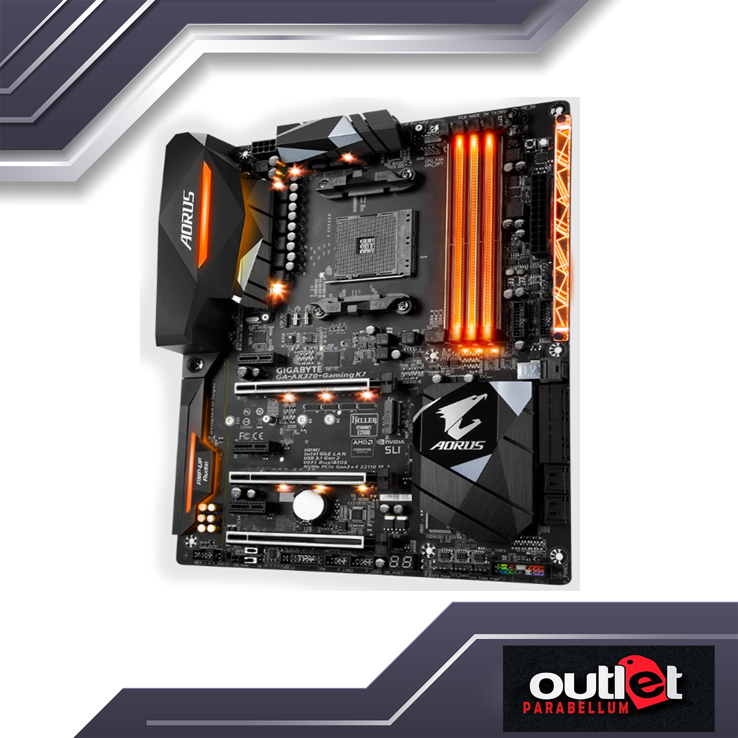 Vortez Gigabyte Aorus Ax370 Gaming Ax370 K7 REFURBISHED