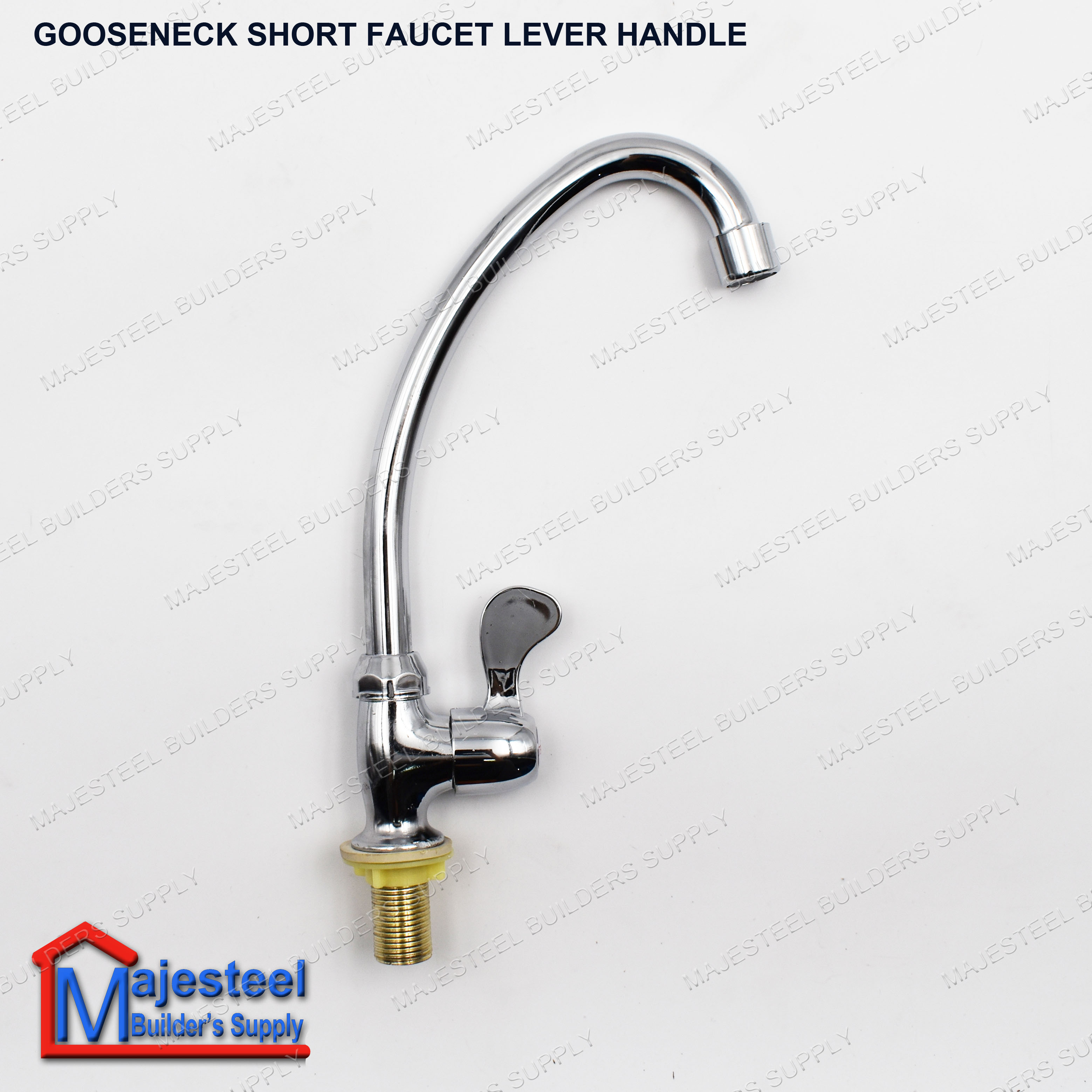 MECO Deckmounted Lever Handle ½ Vertical Tap Gooseneck Faucet Plumbing