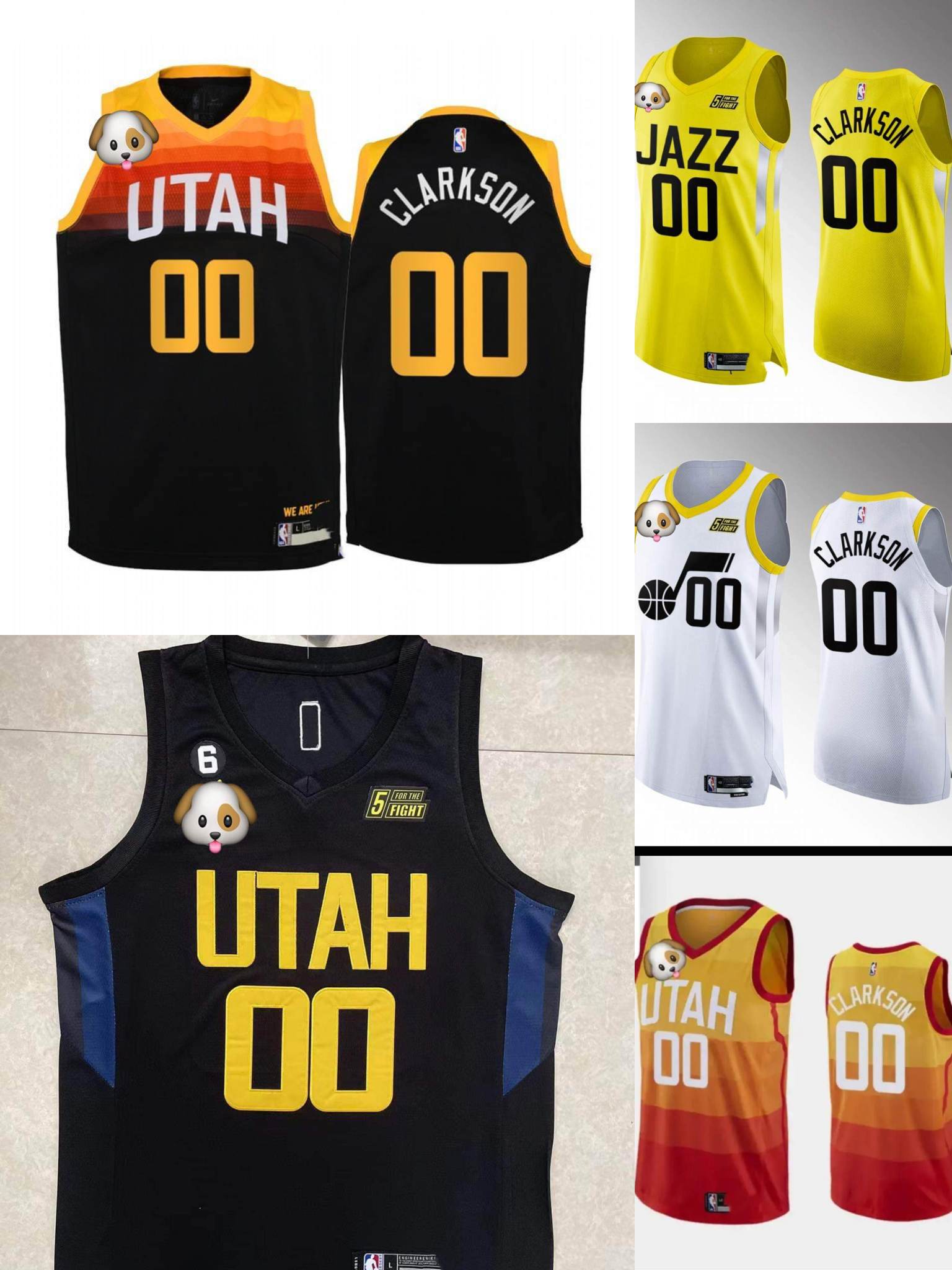 Men's Fanatics Branded Jordan Clarkson Yellow Utah Jazz 2022/23 Fast Break Replica Jersey - Icon Edition Size: Large