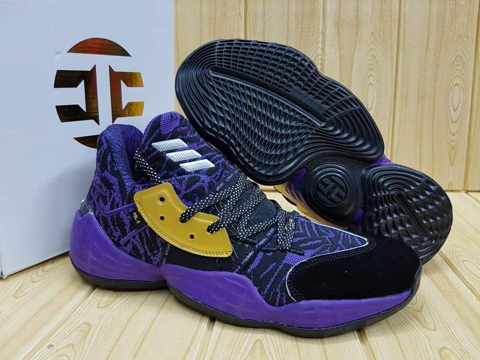 harden purple shoes