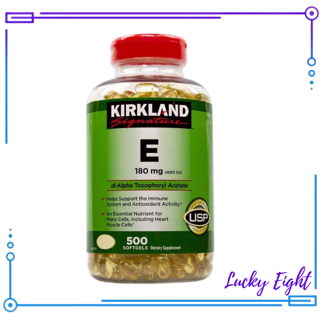 AUTHENTIC Kirkland Signature™ Vitamin E 180 mg (500 Softgels) Lazada PH