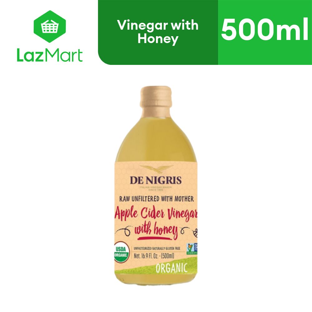 De Nigris Organic Apple Cider Vinegar With Honey 500ml | Lazada PH