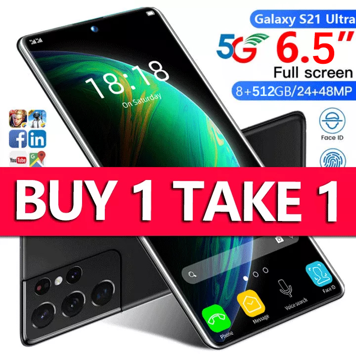 Cellphone Original SAMSUNG Galaxy S21 Ultra 6.7inch Full Screen Mobiles