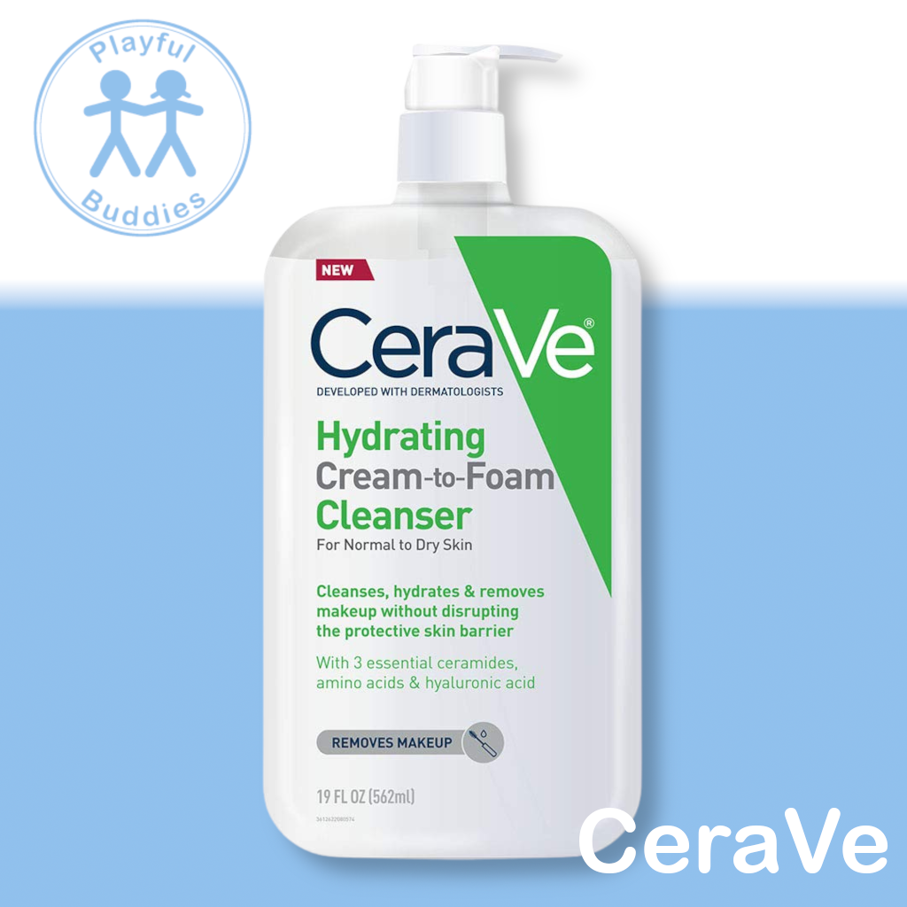 Cerave Hydrating Cream-to-foam Cleanser 