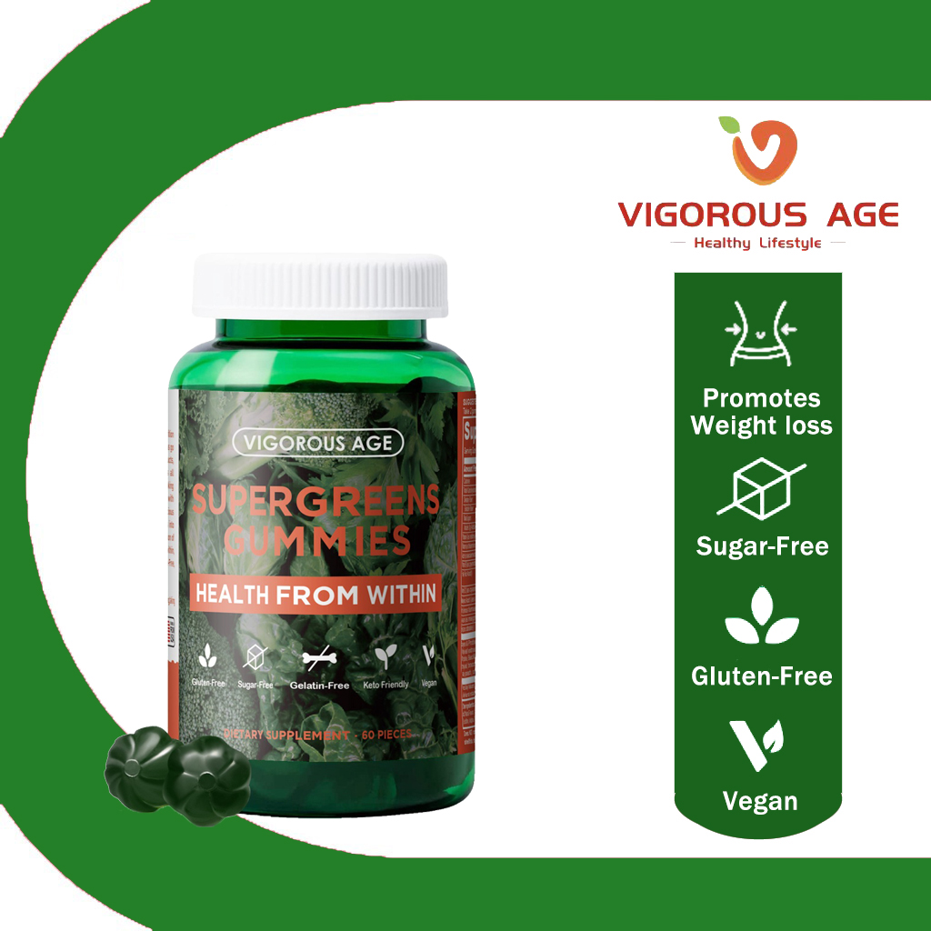 Vigorous Age Vegetable Vitamin Gummies Improve Immune Health Gummies