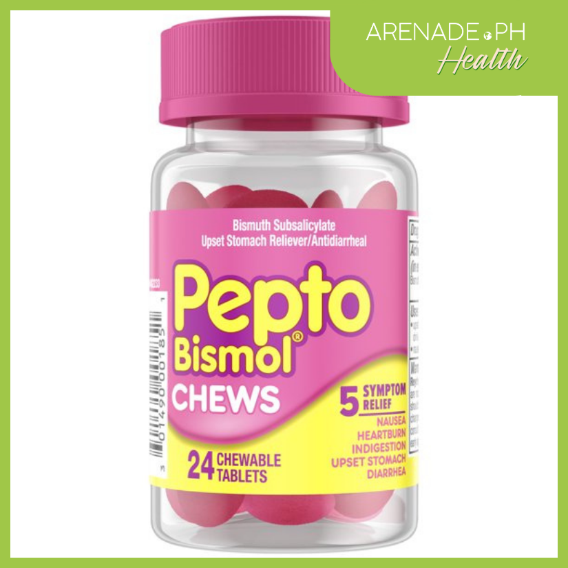Pepto Bismol Relief of Gas, Anti Diarrhea, Heartburn, Nausea, Upset
