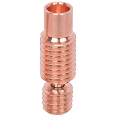 NF V6-Crazy Heat Break Copper and 3D Printer Nozzle Throat for 1.75 mm E3D V6 HOTEND Heating Block