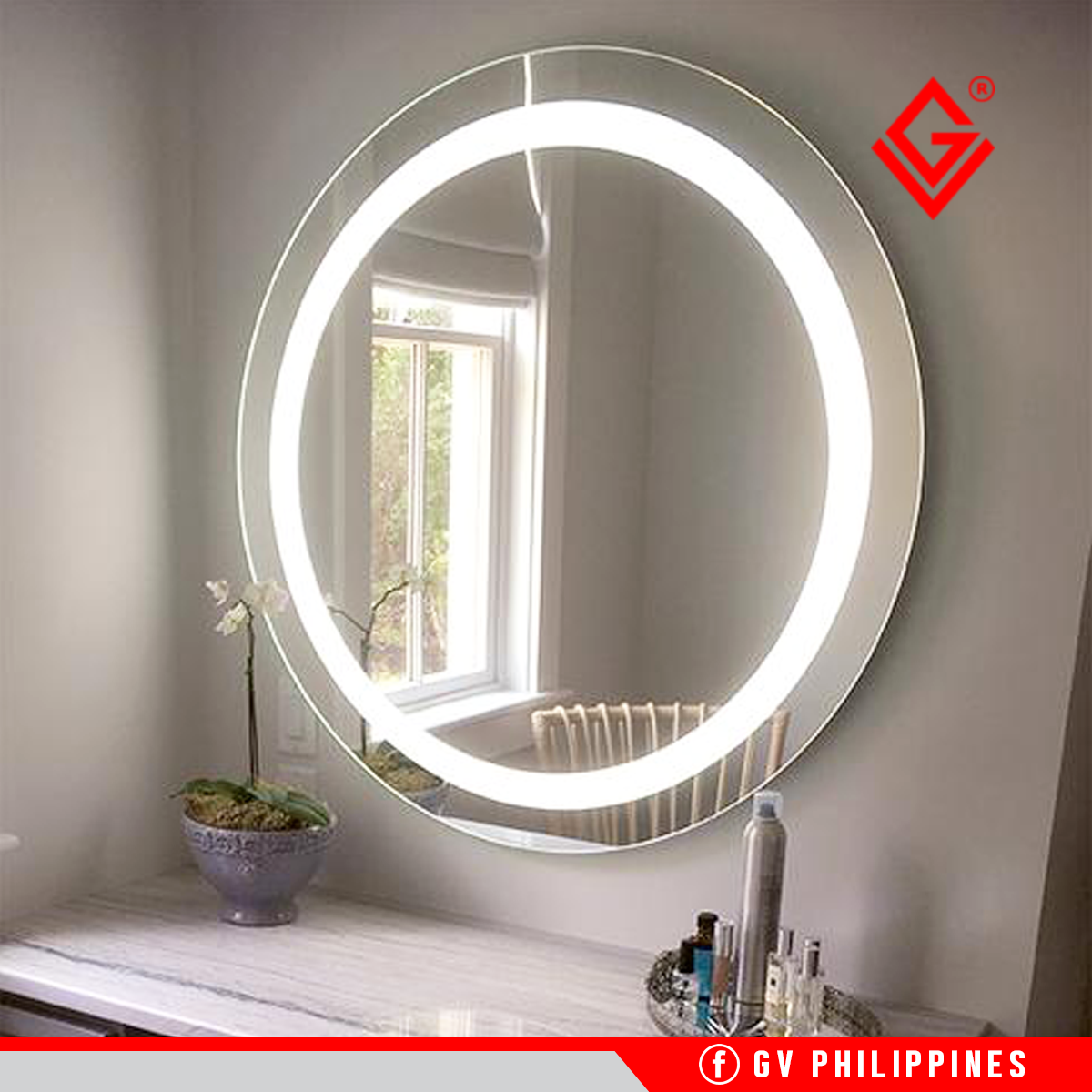 GV MLR6060 SUS304 Bathroom Vanity Mirror with LED LIGHTS Lazada PH
