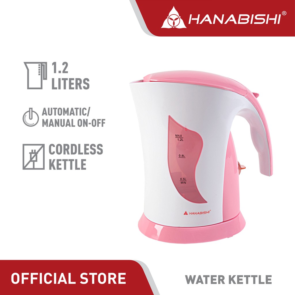 hanabishi water kettle 1.2 l