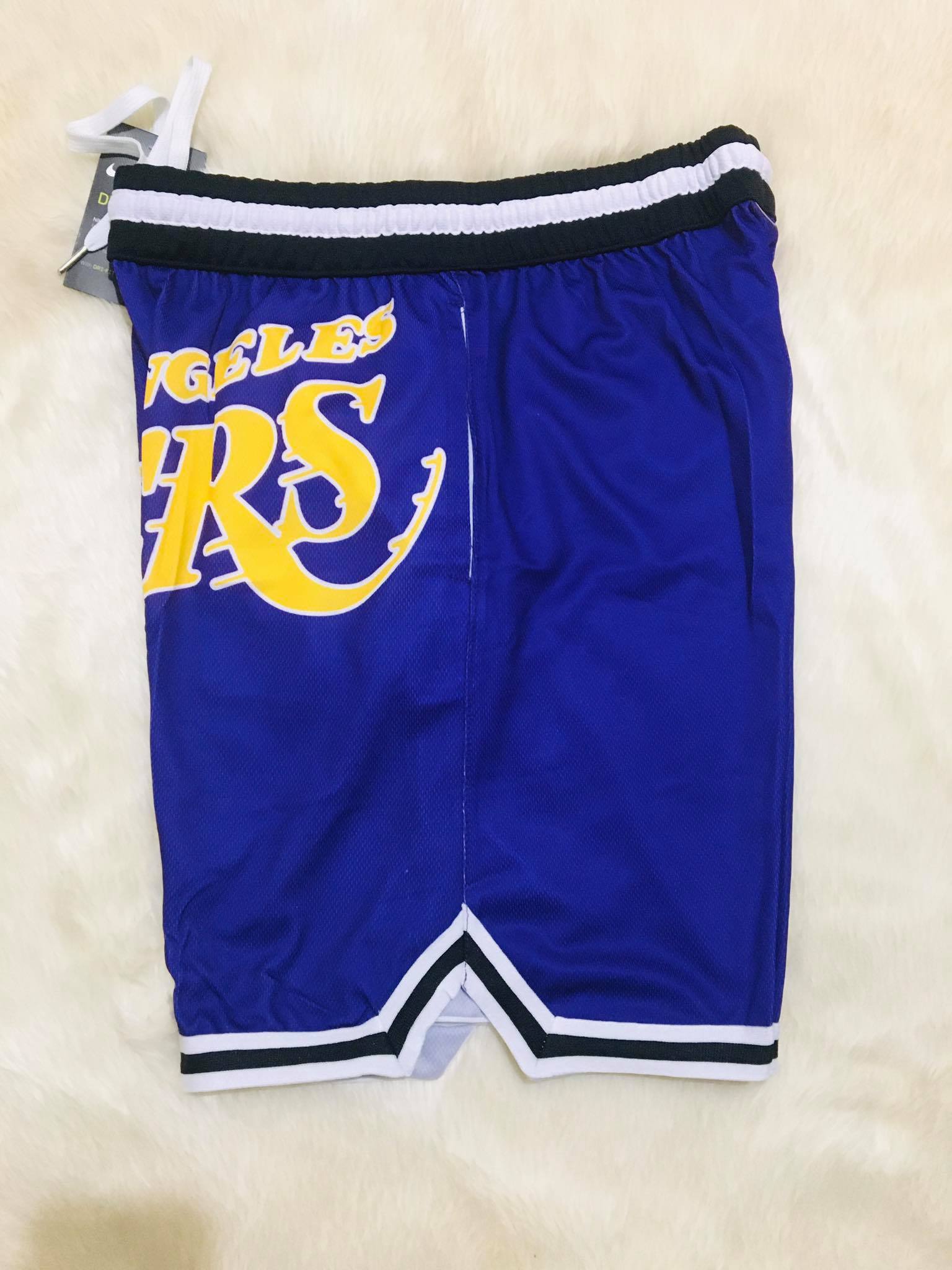 lakers dri fit shorts