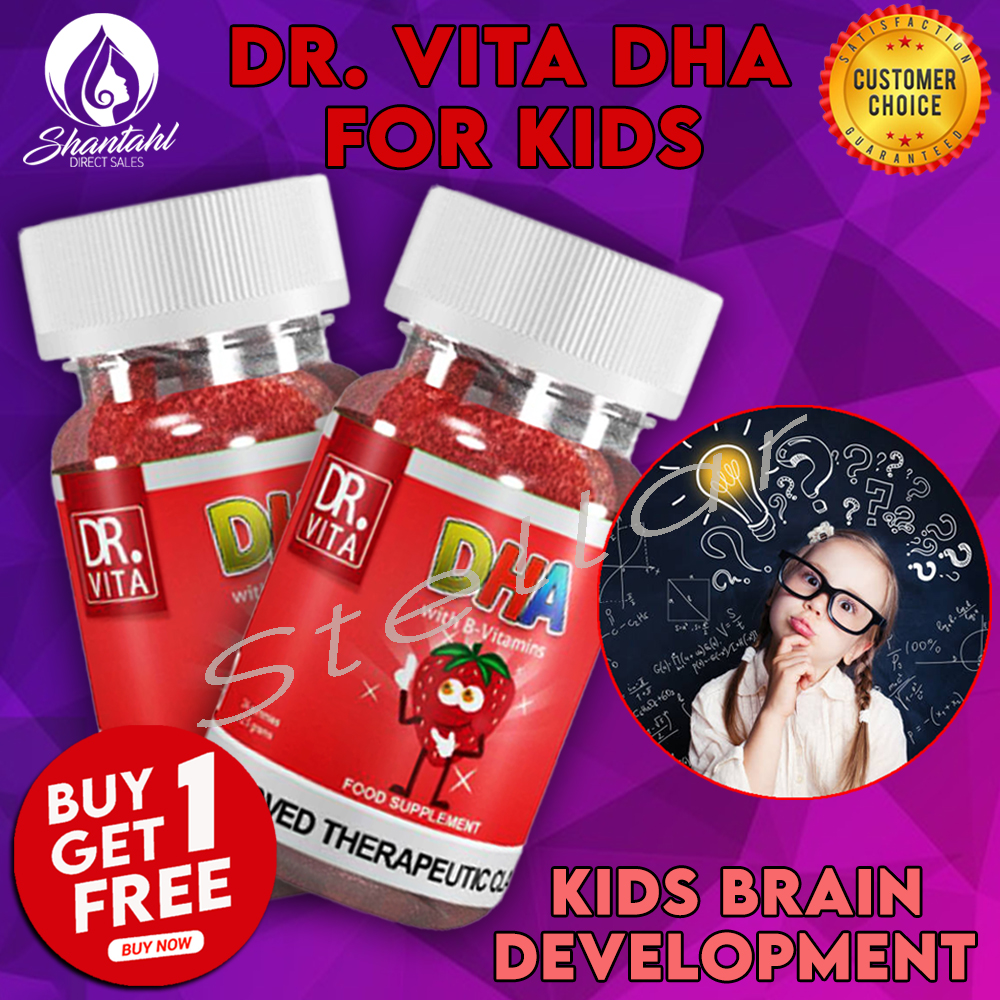 BUY 1 GET 1! DR. Vita DHA With B-Vitamins For KIDS With DHA,Zinc ...