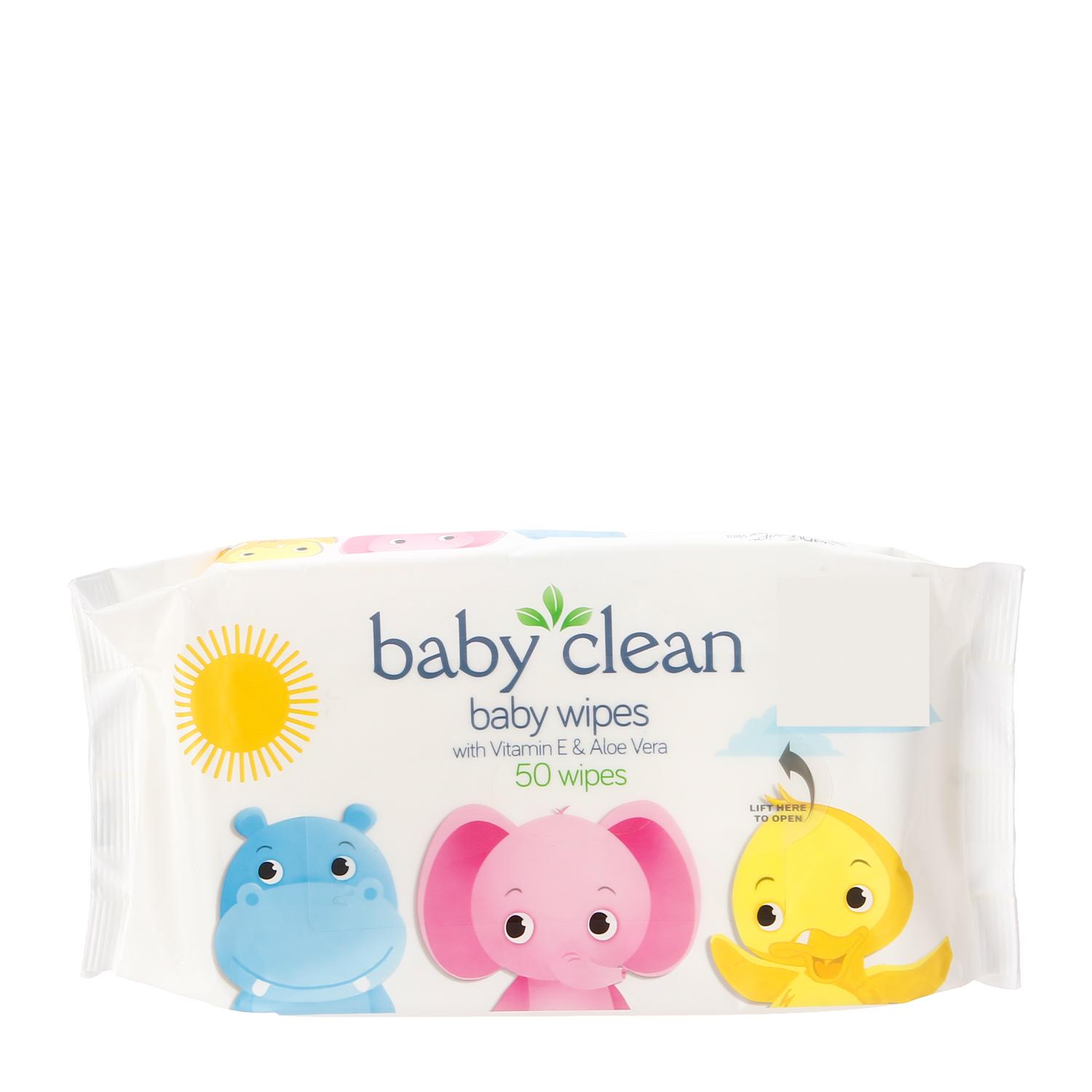 clean baby wipes