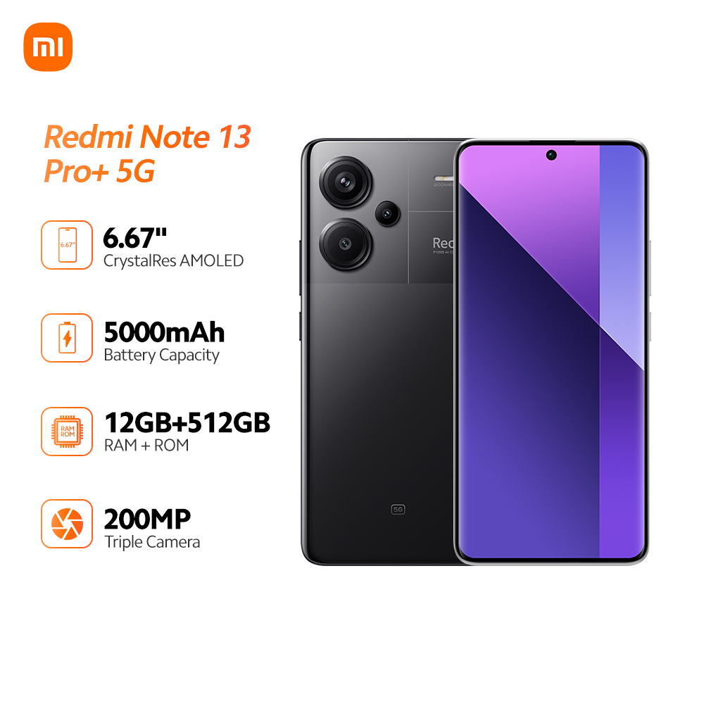 Redmi Note 13 Pro Plus 5G MediaTek Dimensity 7200-Ultra Processor 12GB ...