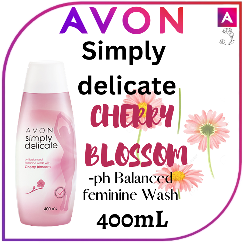 AVON Simply Delicate Feminine Wash CHERRY BLOSSOM ( 400mL ) Buyers