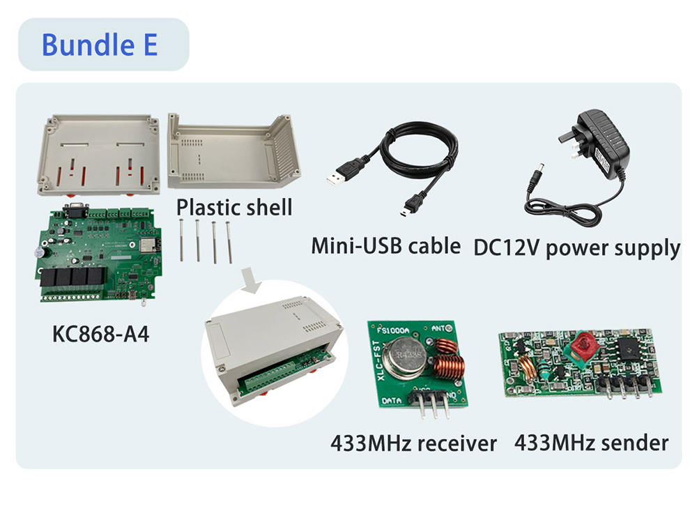 Kincony A4E ESP32 Development Board Code By Arduino IR RF Romte Dimmer