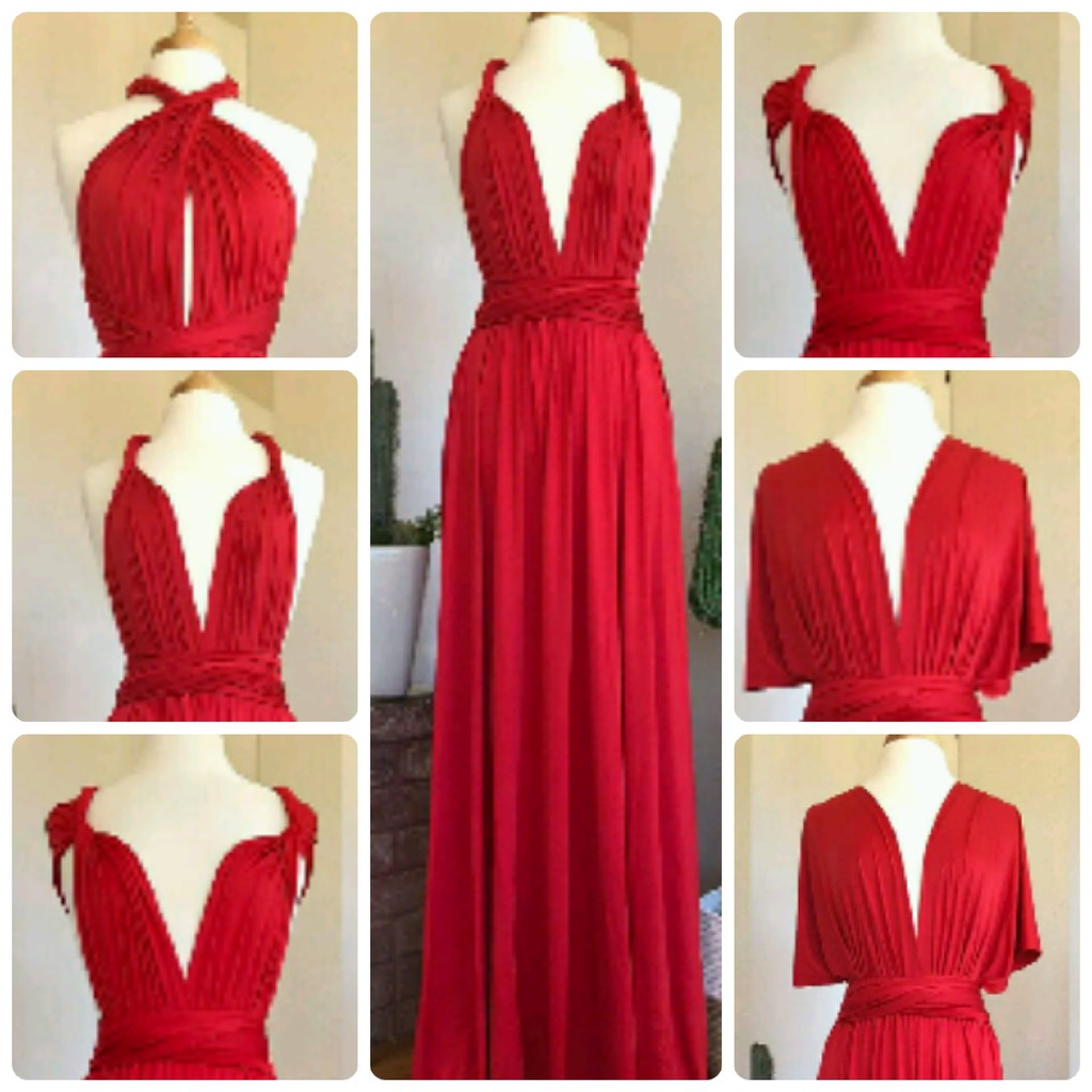 infinity dress red
