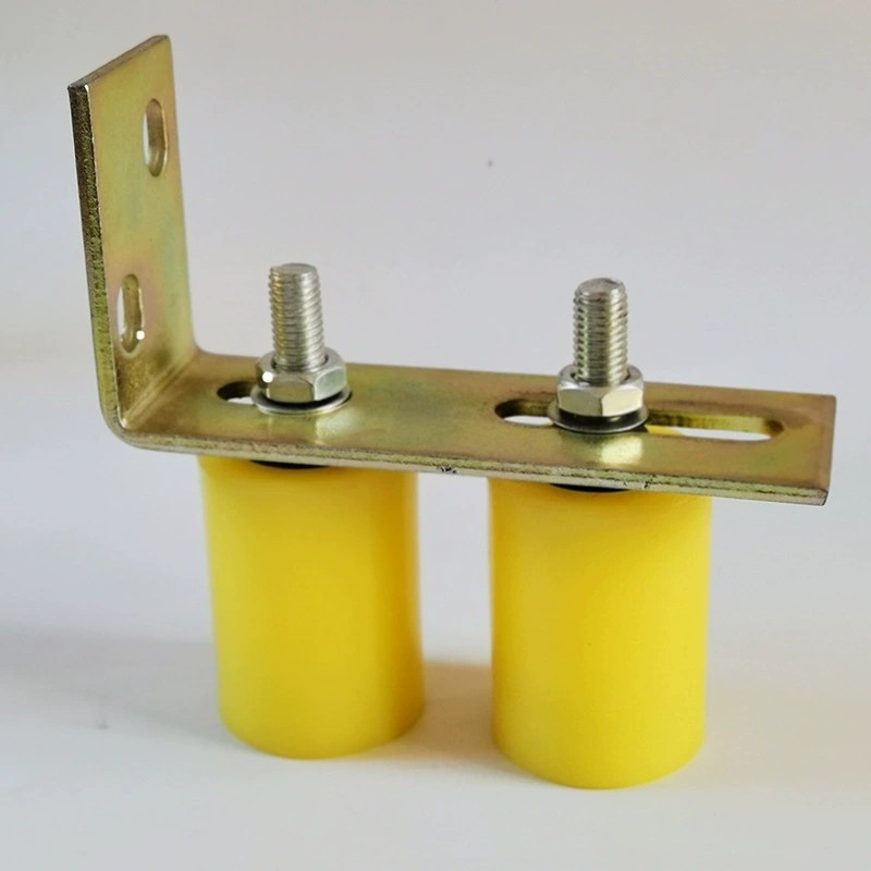 Slide Gate Guide Roller Wheel with L Post Bolted Bracket Adjustable