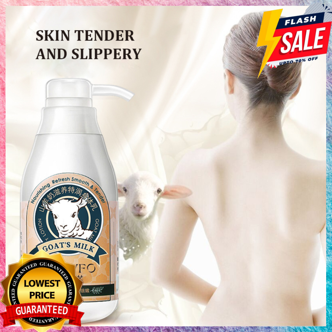 DETVFO whitening lotion Goat milk body lotion moisturizing lotion