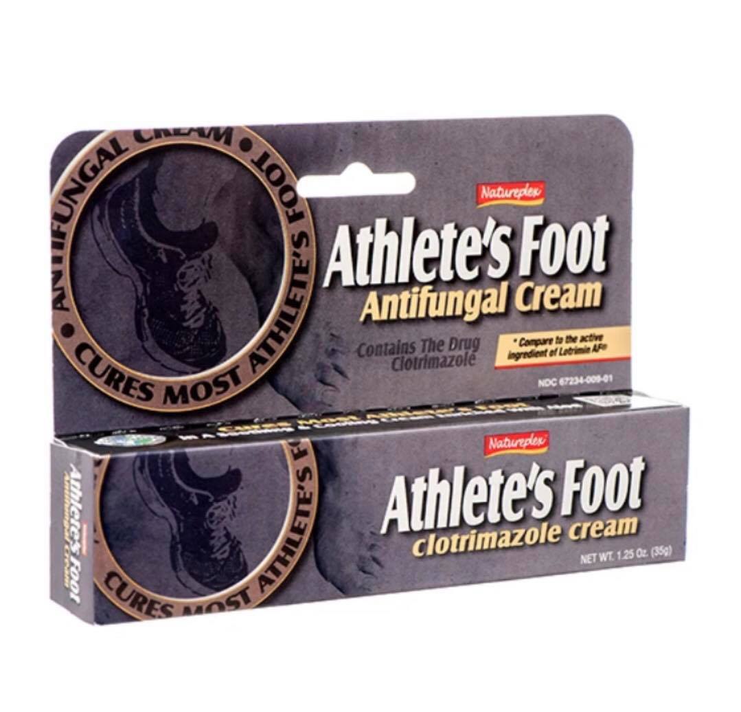 Natureplex Athlete's Foot Antifungal Clotrimazole Cream (35 g) Made in