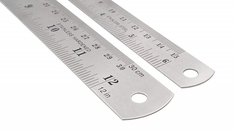Metal Ruler 12 inches
