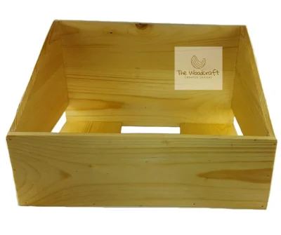 LP Vinyl Record Wooden Multipurpose Storage Crate Box Organizer