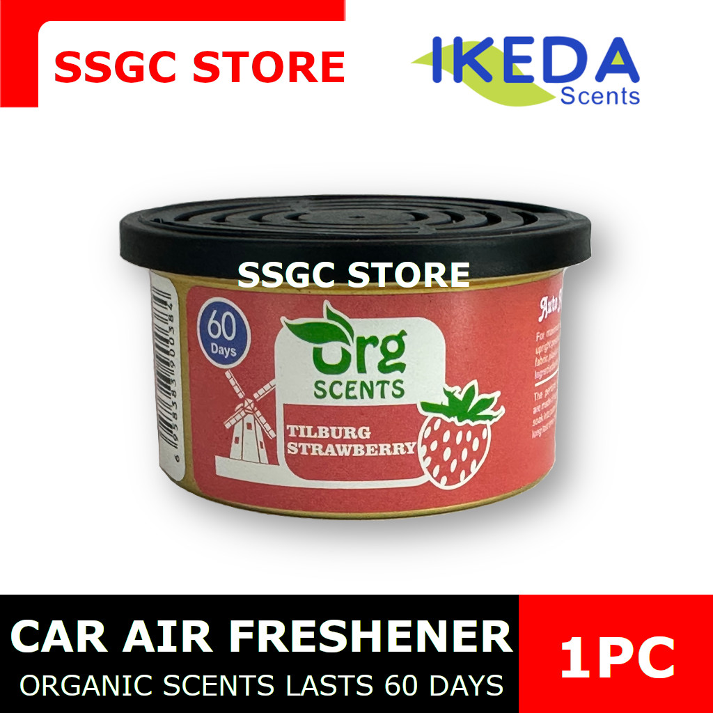 IKEDA Car Air Freshener Pro Organic Scents Lasts 60 days