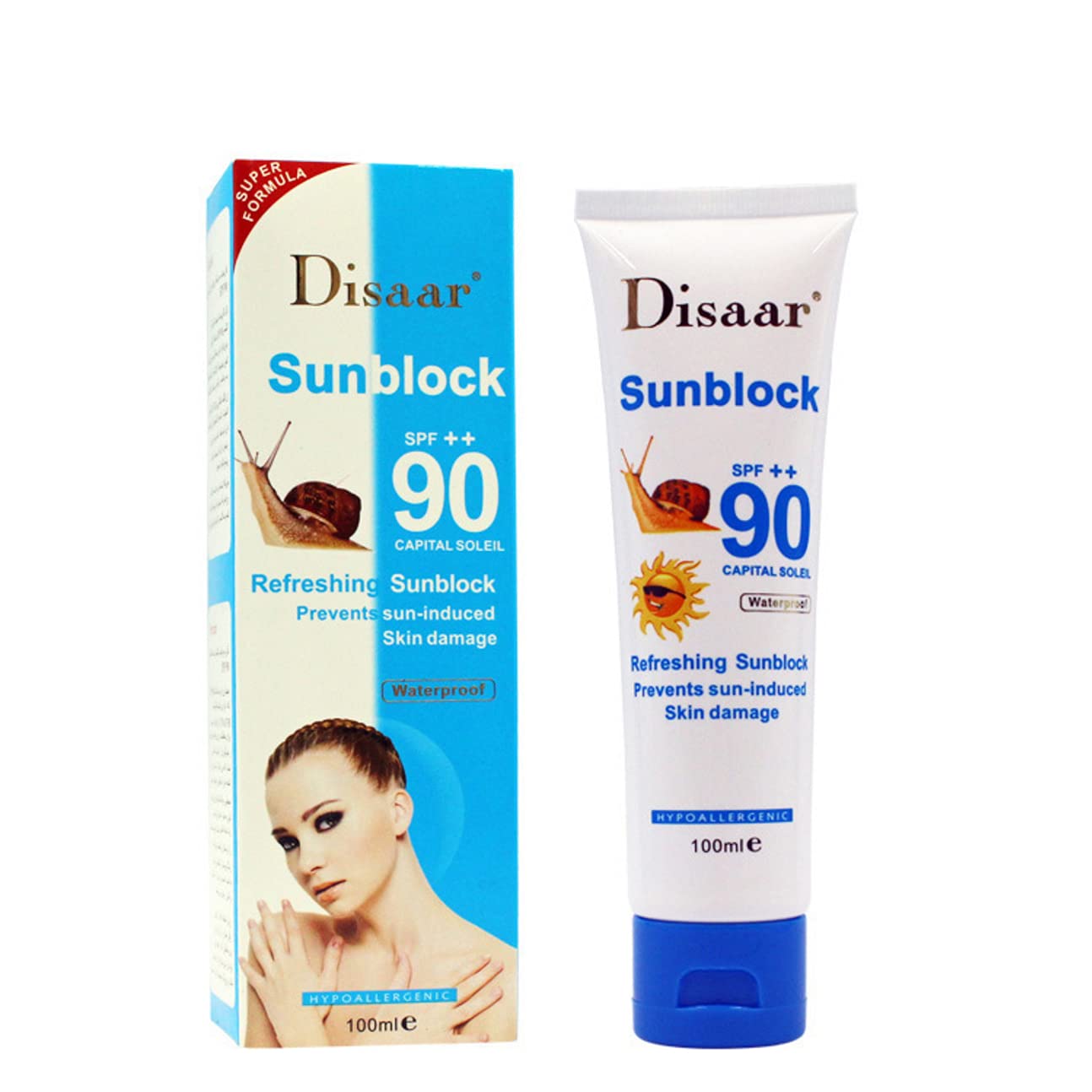 Disaar Sunblock Spf 90 Sunscreen Cream Refreshing Sunblock 100 Ml Hypoallergenic Lazada Ph 6073