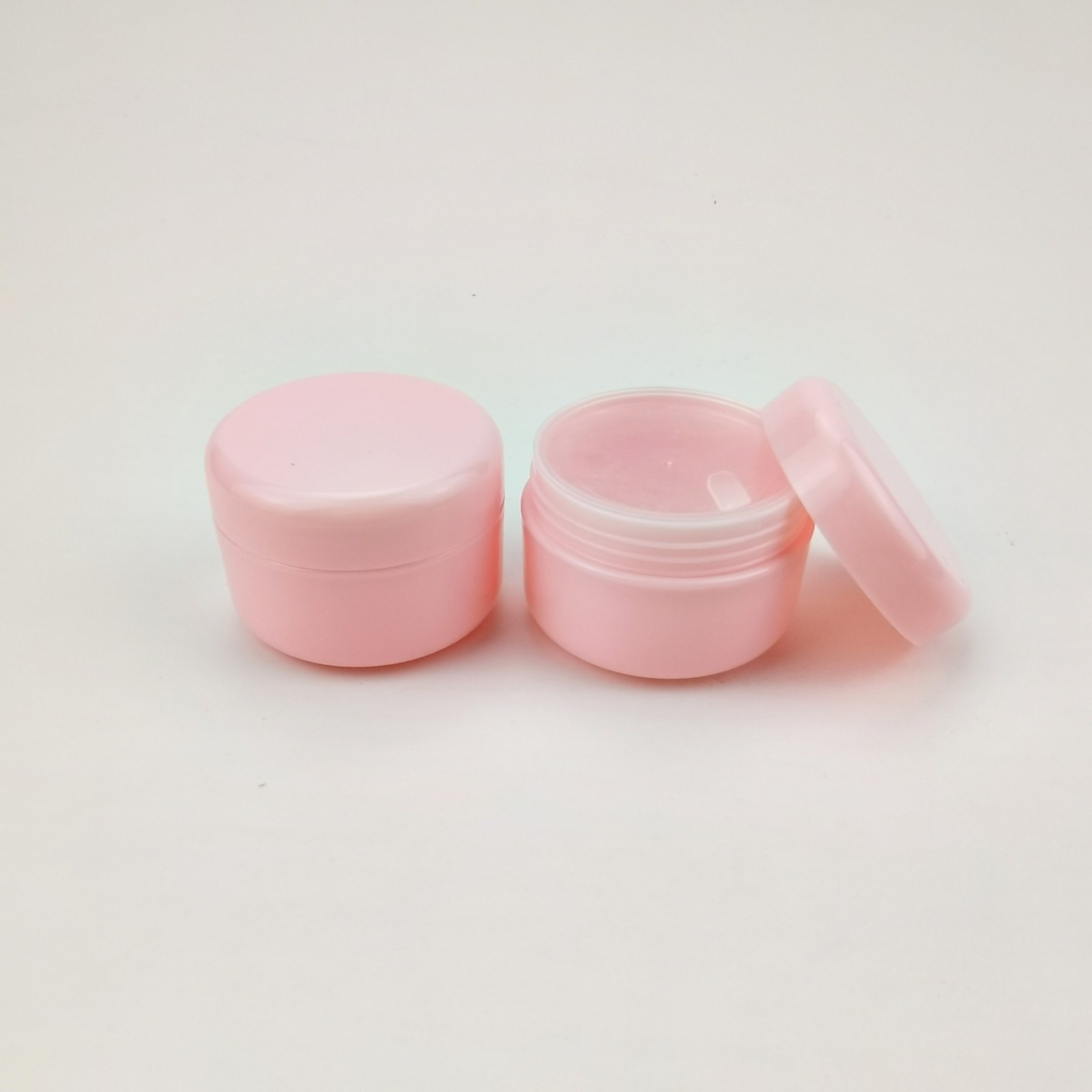 100pcs 20grams Cream Container Empty Jar Container Tools Pink Color ...