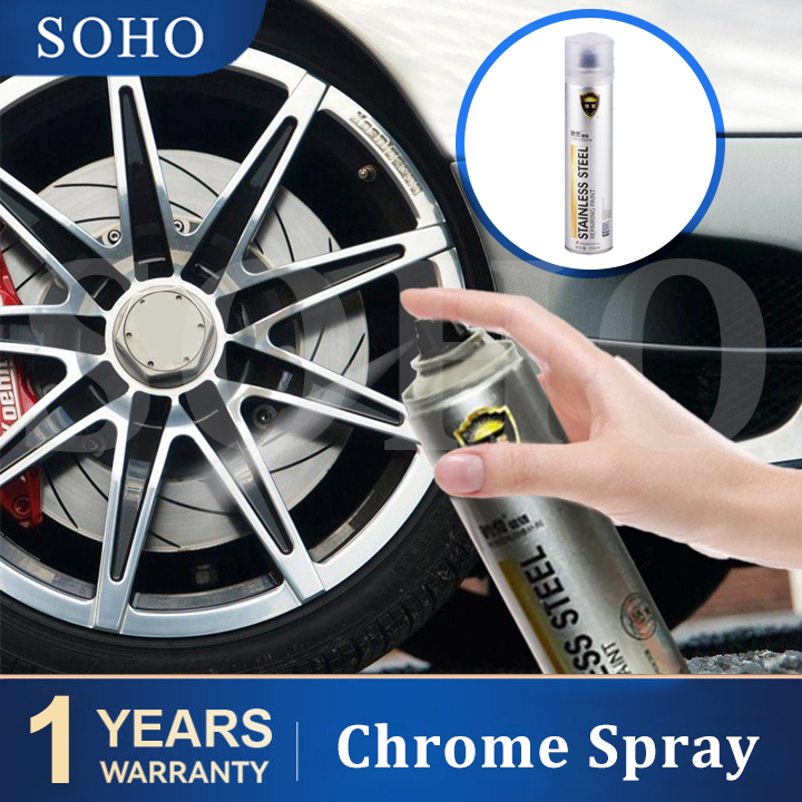 ( 10 years No Rust ) SOHO Chrome paint spray Cartridges With Chrome ...