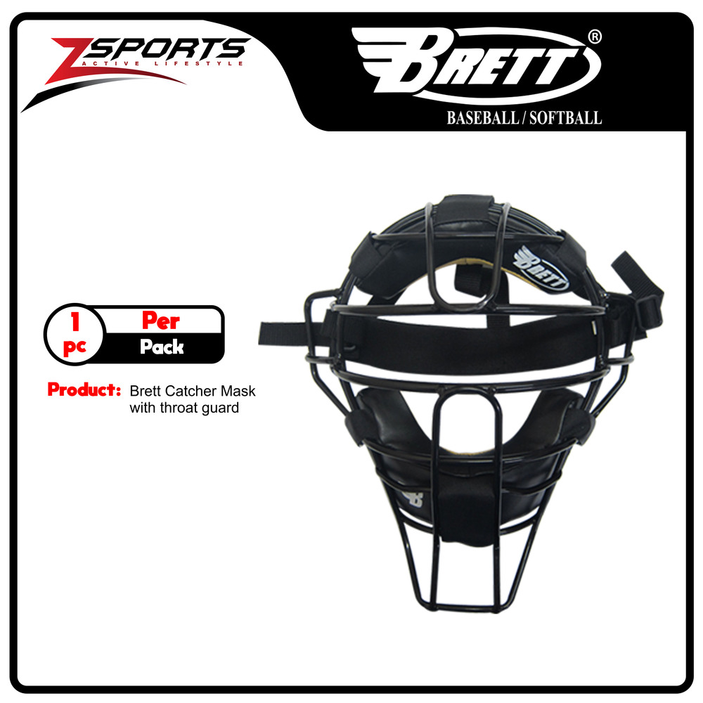 Brett Catcher's Mask with Throat Guard x 1 pc Lazada PH