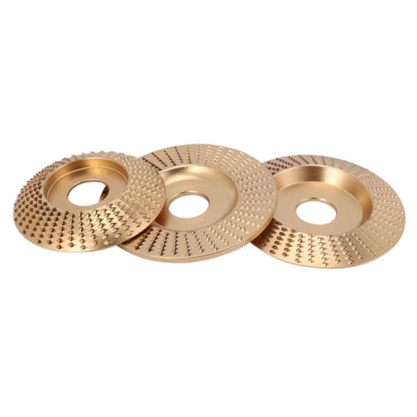 3Pcs Wood Grinding Wheel Rotary Disc Sanding Woodworking Carving Abrasive Disc Tools for Angle Grinder Bore 22mm