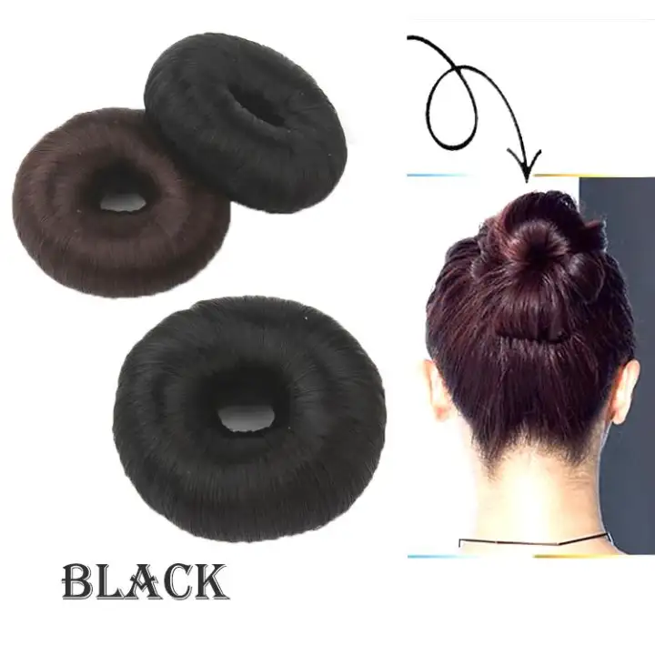 Amog Synthetic Fiber Donut Hair Bun Maker Donuts Ring Hair
