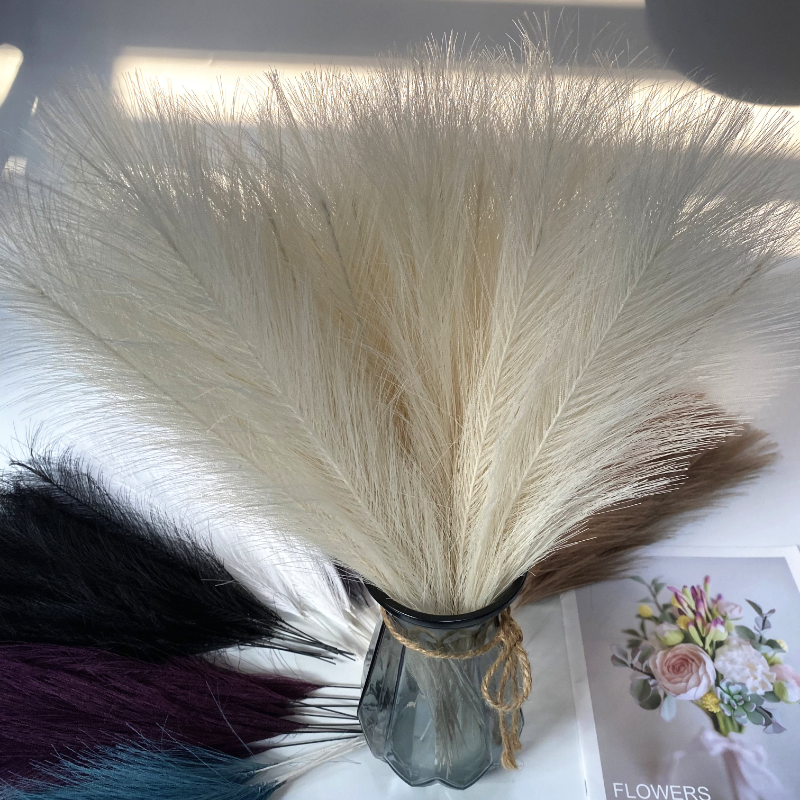 5/10/20 Nhân Tạo Cỏ Pampas Lông Tơ Giả Cỏ Pampas Trang Trí Cho Bình Hoa Giả Boho trang Trí Tiệc Trang Trí Trong Nhà