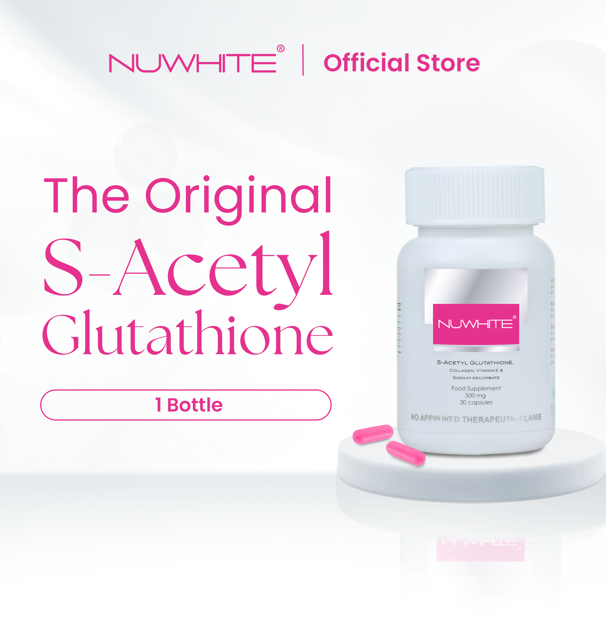 Nuwhite S-Acetyl Glutathione - 200mg of S-Acetyl Glutathione (30 capsules) | Lazada PH Nuwhite S-Acetyl Glutathione - 200mg of S-Acetyl Glutathione (30 capsules) | Lazada PH