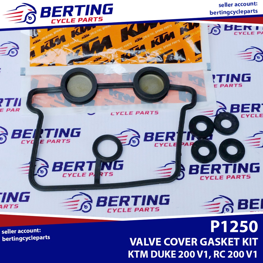 KTM VALVE COVER GASKET KIT Duke 200 V1 RC 200 V1 Genuine 36JU0073 Lazada PH