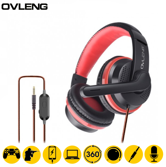 OVLENG P6 Stereo Gaming Headphone Headset Earphone with