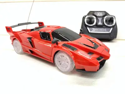 Fast Car Remote Control Car Toy Cars Fast Racing RC Car with LED Lights and Music