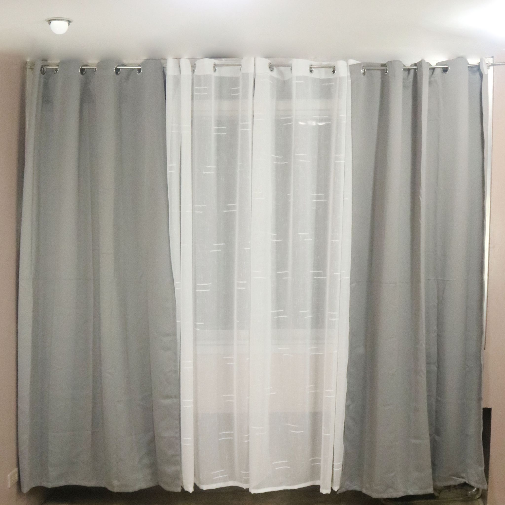 EZEE Homes 1pc Blackout Curtain With Rings for Living Rooms, Bedroom ...