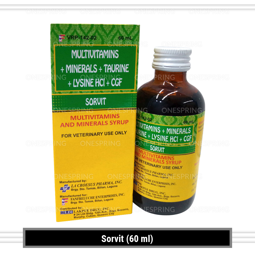 FANFRELUCHE Sorvit Multivitamins and Minerals Syrup, Multivitamins