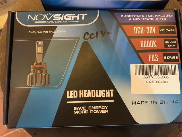 Novsight LED 6000-6500k H11/H8/H9/H16 | Lazada PH