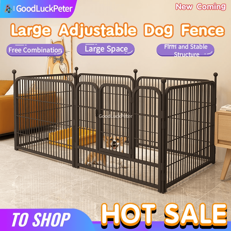 Dog cage, dog fence, adjustable dog cage (60*70cm/78*80cm/80*90cm/pcs×6 ...